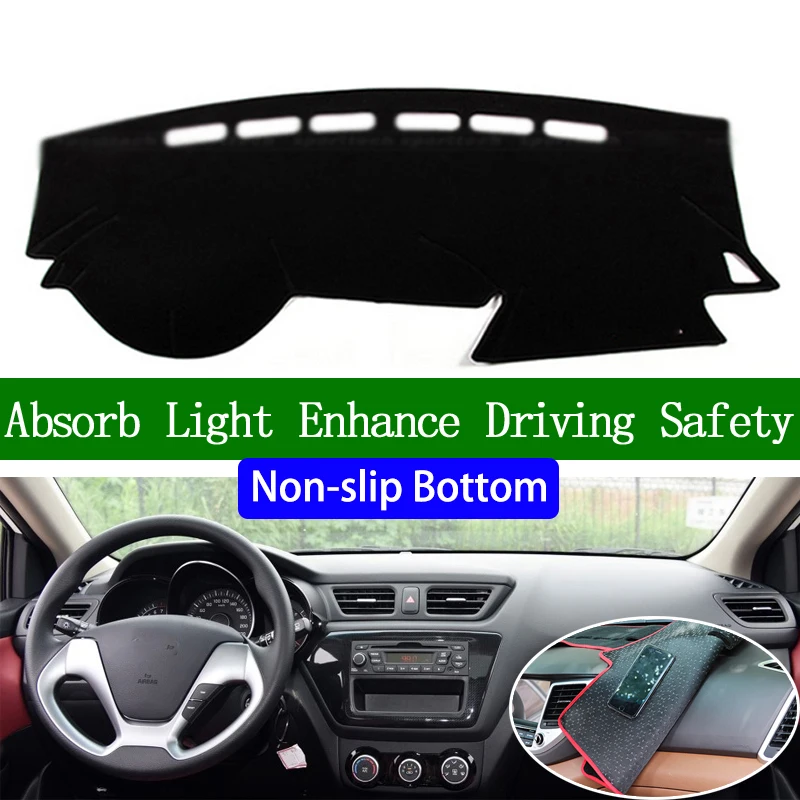 For Kia K2 Rio 3 2012 2013 2014 2015 2016 2017 Non-slip Bottom Dashboard Cover Car Decals Car Stickers Interior Car Accessories
For Kia K2 Rio 3 2012 2013 2014 2015 2016 2017 Non-slip Bottom Dashboard Cover Car Decals Car Stickers Interior Car Accessories