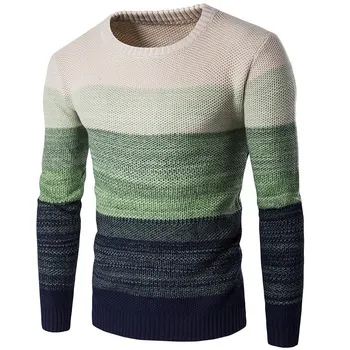 Sweater Men 2020 New Arrival Casual Pullover Men Autumn O Neck Gradient Color Quality Knitted Brand Male Sweaters S-2XL
Sweater Men 2020 New Arrival Casual Pullover Men Autumn O Neck Gradient Color Quality Knitted Brand Male Sweaters S-2XL