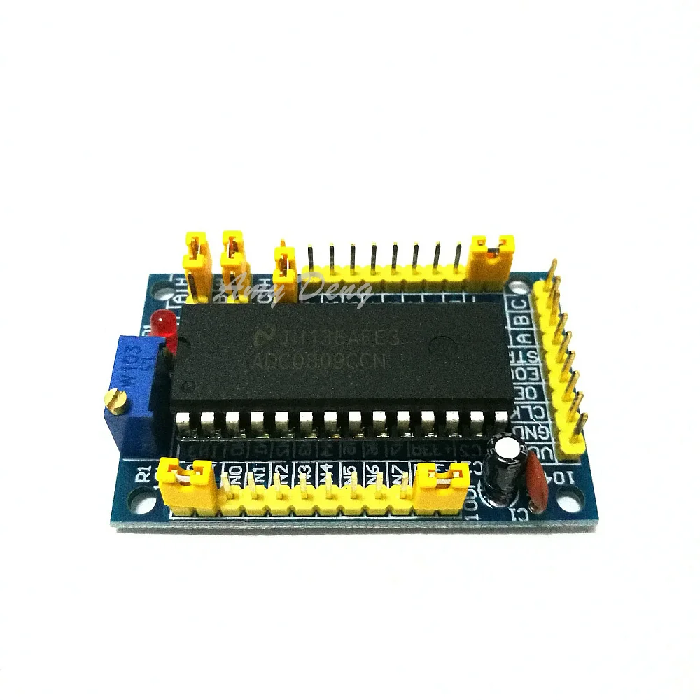 2pcs/lot ADC0809 analog to digital module eight / 8l road parallel AD converter module feeder, circuit finished
2pcs/lot ADC0809 analog to digital module eight / 8l road parallel AD converter module feeder, circuit finished