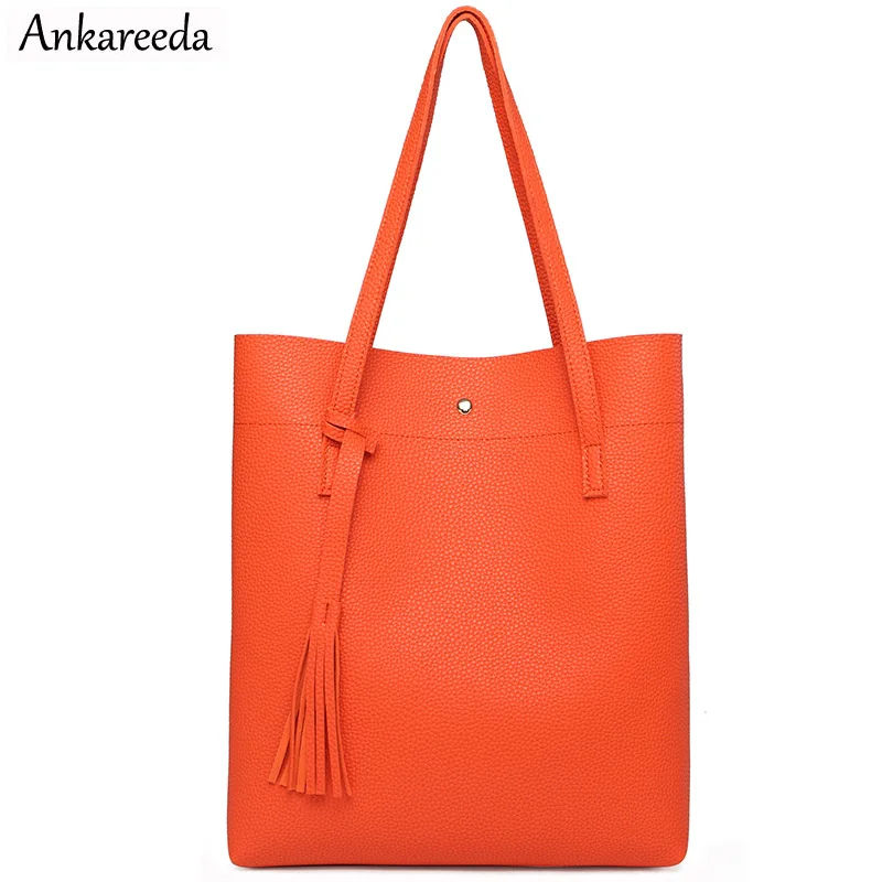 Ankareeda Women Shoulder Bags High Quality Women's Soft Leather Handbag Luxury Brand Tassel Bucket Bag Fashion Women's Handbags
Ankareeda Women Shoulder Bags High Quality Women's Soft Leather Handbag Luxury Brand Tassel Bucket Bag Fashion Women's Handbags