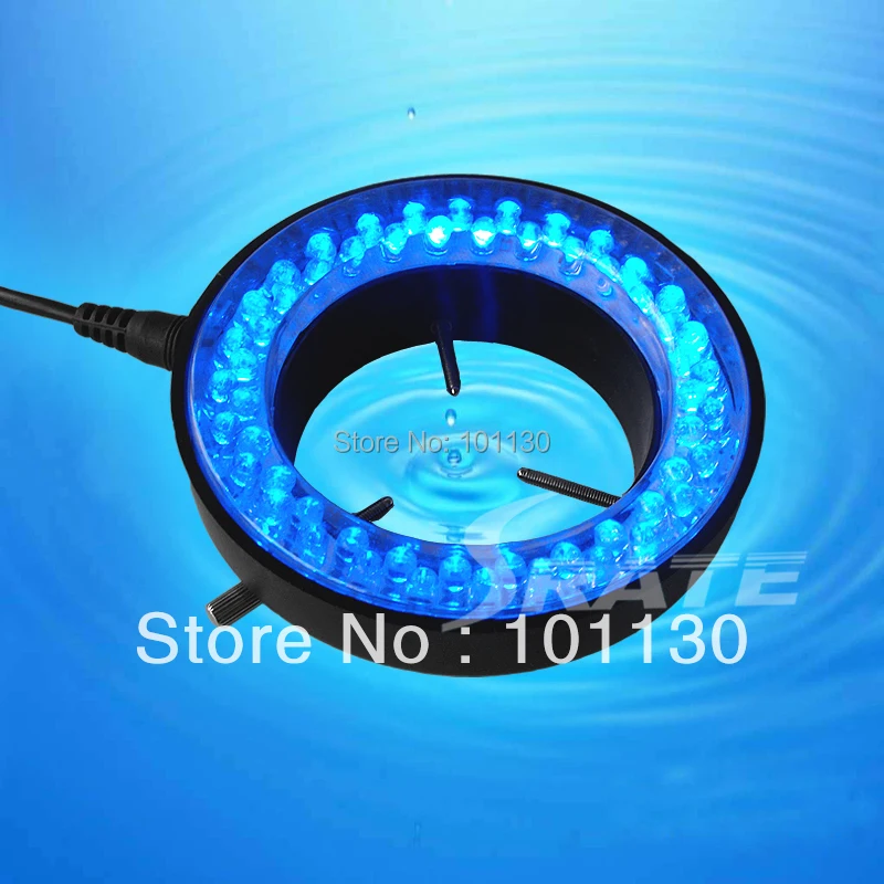 Blue Light 60 Led Lamps Stereo Biological Zoom Microscope LED Circular Ring Microscopy Lighting with Adapter 220V or 110V
Blue Light 60 Led Lamps Stereo Biological Zoom Microscope LED Circular Ring Microscopy Lighting with Adapter 220V or 110V