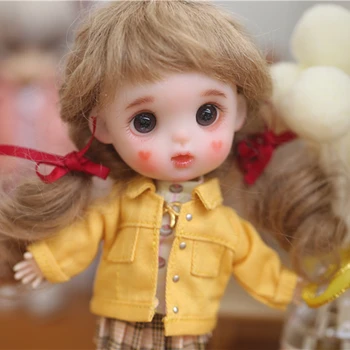 Molly piccodo body9 body9 clay hand-made denim jacket coat Fit Ob11 obitsu11 Mini doll clothes
Molly piccodo body9 body9 clay hand-made denim jacket coat Fit Ob11 obitsu11 Mini doll clothes