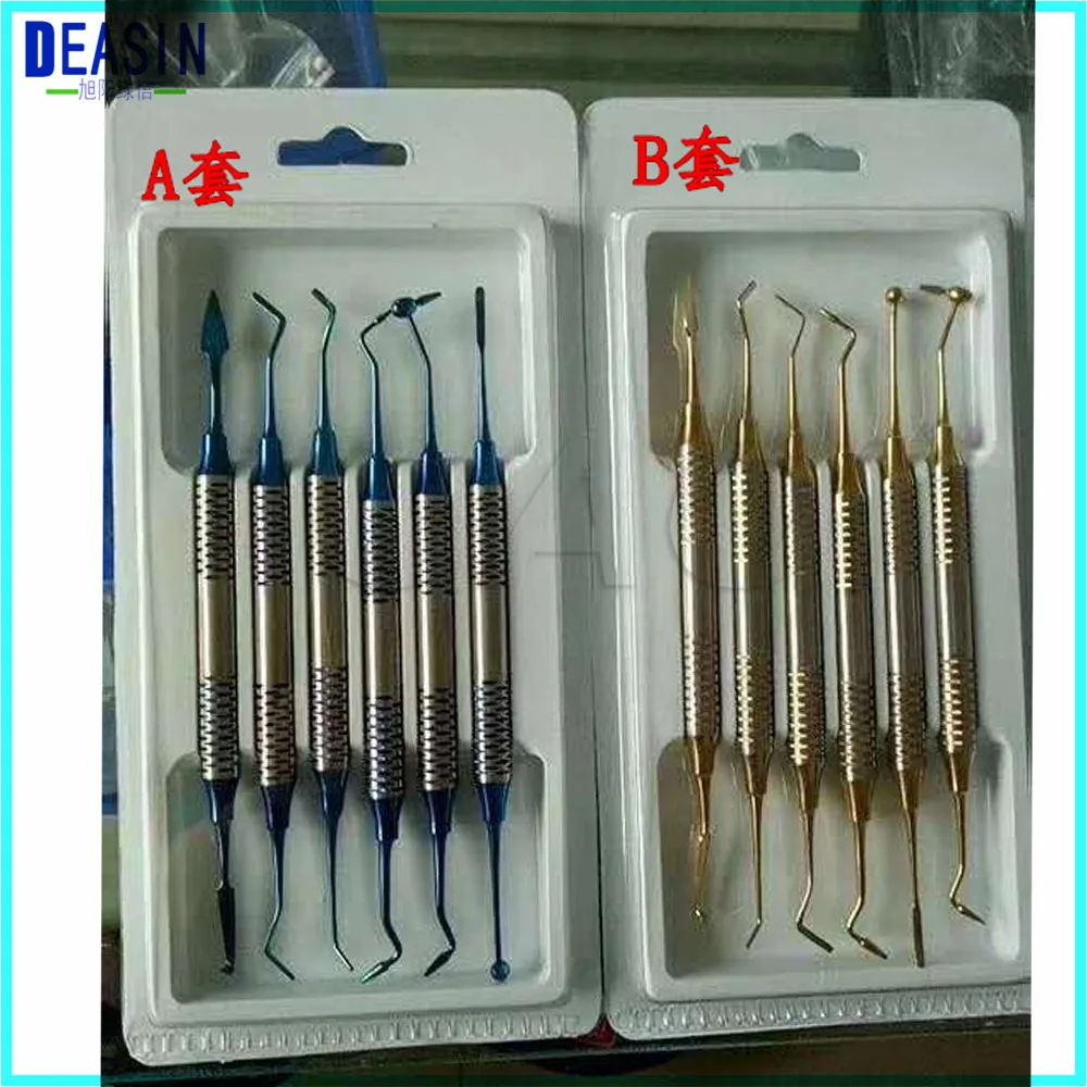 A type Blue 6 pcs dental Resin packer set Resin Aesthetic Restoration Kit Resin phototool dentist tools 
A type Blue 6 pcs dental Resin packer set Resin Aesthetic Restoration Kit Resin phototool dentist tools