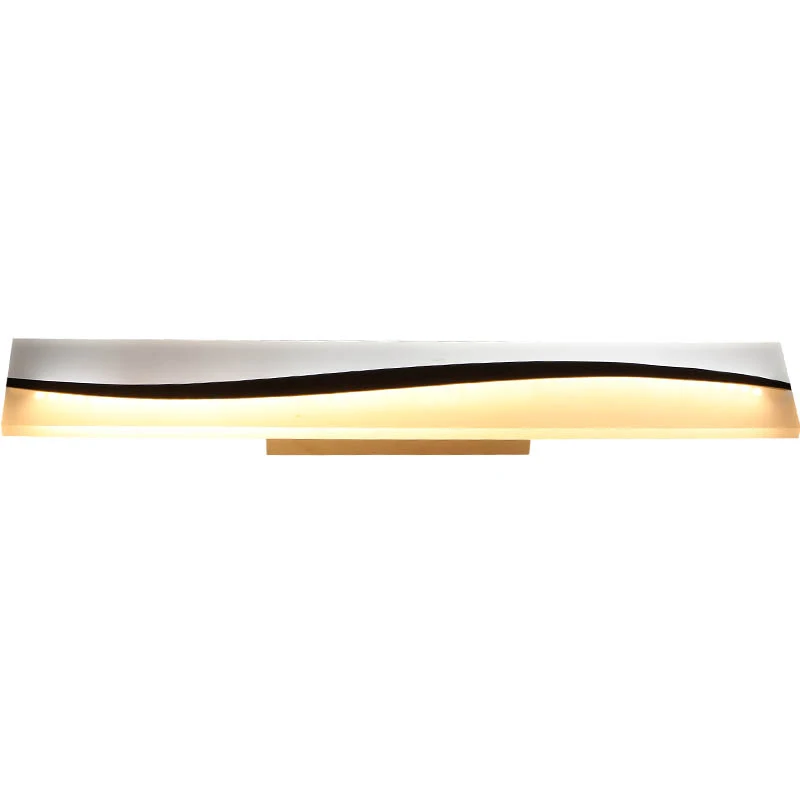 Modern 24W LED Mirror Front Light Simple Warm White Acrylic Wall Sconces Waterproof Bathroom Wall Lamp Fixture Lighting WL276
Modern 24W LED Mirror Front Light Simple Warm White Acrylic Wall Sconces Waterproof Bathroom Wall Lamp Fixture Lighting WL276