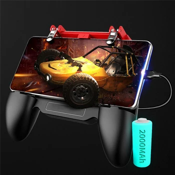 Mobile Phone Gamepad for PUBG Game Trigger Button Joysticks Joypad for iphone iOS Android Phone Shooter Controller Rechargeable
Mobile Phone Gamepad for PUBG Game Trigger Button Joysticks Joypad for iphone iOS Android Phone Shooter Controller Rechargeable