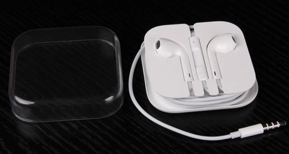 Earpods Apple con spina di 3.5mm. Auricolare per il iphone 5/5 s/5c/6/6 s Plus/SE iPad Mac Microfono | Мобильные телефоны и