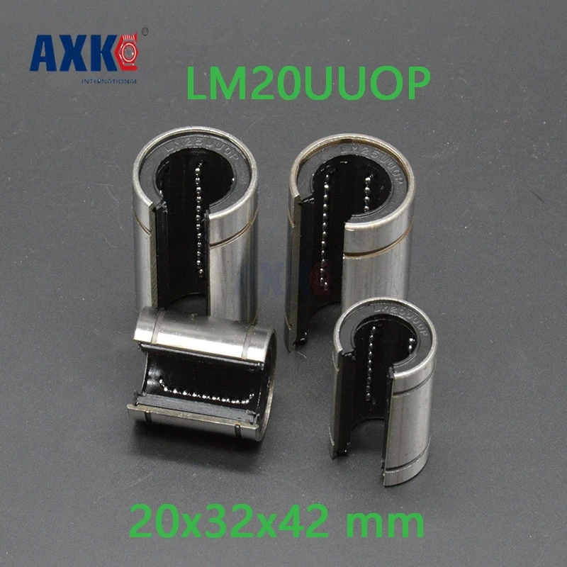Axk 2 шт. Lm20uuop 20 мм линейные подшипники открытого типа Lm20op Бесплатная доставка 20x32x42