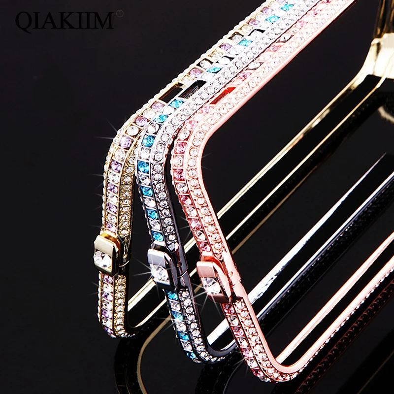 Bling Diamond Bumper Case For iPhone 6 6S 7 8 Plus Cover Luxury Glitter Shinning Rhinestone Aluminum Metal Frame Phone Cases
Bling Diamond Bumper Case For iPhone 6 6S 7 8 Plus Cover Luxury Glitter Shinning Rhinestone Aluminum Metal Frame Phone Cases
