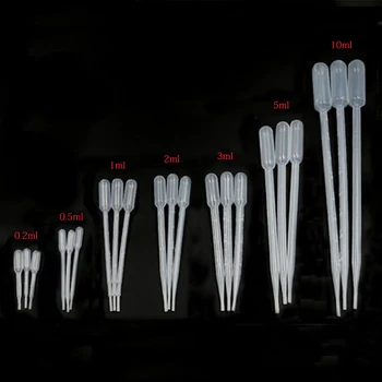 100Pcs 0.2ml/0.3ml/1ml/2ml/3ml/5ml Disposable Transparent Plastic Eye Dropper Transfer Graduated Pipettes Fit Perfume liquid etc
100Pcs 0.2ml/0.3ml/1ml/2ml/3ml/5ml Disposable Transparent Plastic Eye Dropper Transfer Graduated Pipettes Fit Perfume liquid etc