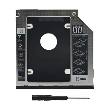 2nd HDD Caddy 9.5mm SATA 3.0 2.5" SSD HDD Hard Drive Enclosure Box Case For DELL E6540 E6440 optibay
2nd HDD Caddy 9.5mm SATA 3.0 2.5" SSD HDD Hard Drive Enclosure Box Case For DELL E6540 E6440 optibay