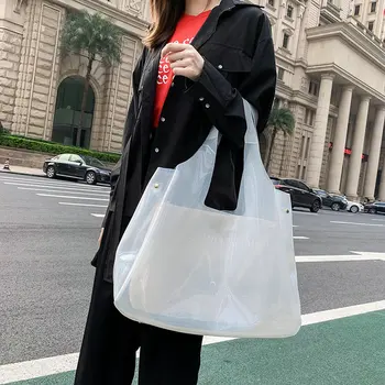 2019 summer new PVC plastic transparent bag handbags small fresh jelly bag female large capacity shoulder bag C42-73
2019 summer new PVC plastic transparent bag handbags small fresh jelly bag female large capacity shoulder bag C42-73