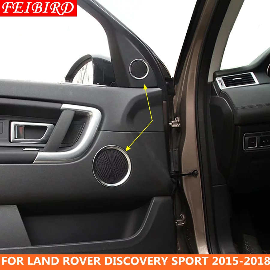 For Land Rover Discovery Sport 2015 2016 2017 2018 2019 ABS Side Door Audio Speaker Cover Circle Ring Trim Matte Silver
For Land Rover Discovery Sport 2015 2016 2017 2018 2019 ABS Side Door Audio Speaker Cover Circle Ring Trim Matte Silver