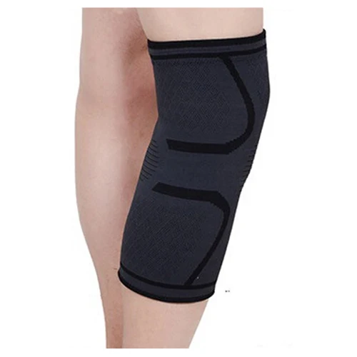 MOOL 1 Warm Knee Leggings Hiking Leggings Basketball Running Protective Knife Knee Support (Black L)