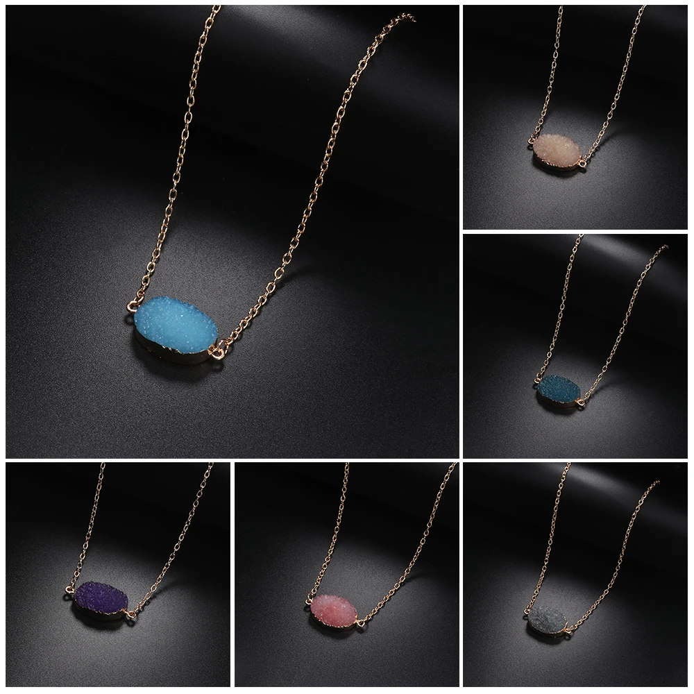 1 PC Natural Healing Reiki Pendant Necklace Druzy Quartz Clusters Geode Stone Gem Necklace Natural Stone Necklaces Jewelry
1 PC Natural Healing Reiki Pendant Necklace Druzy Quartz Clusters Geode Stone Gem Necklace Natural Stone Necklaces Jewelry