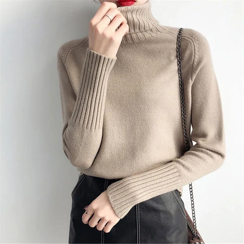 Autumn Women Sweater Winter New High Collar Pullover Knitted 2018 Female Knitted Sweater Long Sleeve Loose Ladies Sweater LDT667
Autumn Women Sweater Winter New High Collar Pullover Knitted 2018 Female Knitted Sweater Long Sleeve Loose Ladies Sweater LDT667