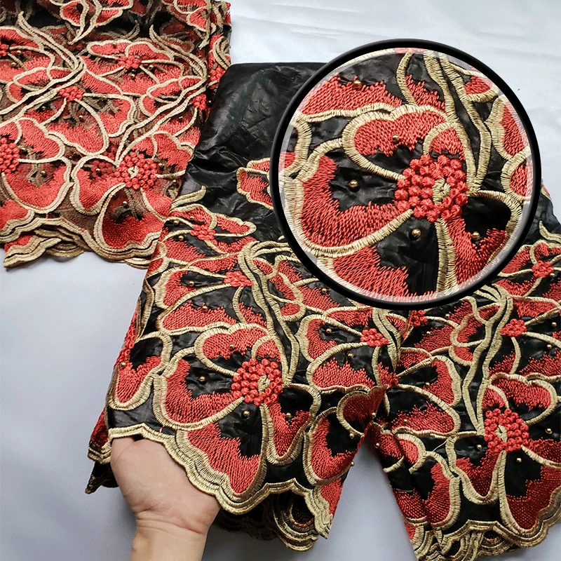 hot sales New arrival Beaded 2018African Bazin Riche fabric with Embroidery French lace scarf for Evening Dresses MJKY2786
hot sales New arrival Beaded 2018African Bazin Riche fabric with Embroidery French lace scarf for Evening Dresses MJKY2786
