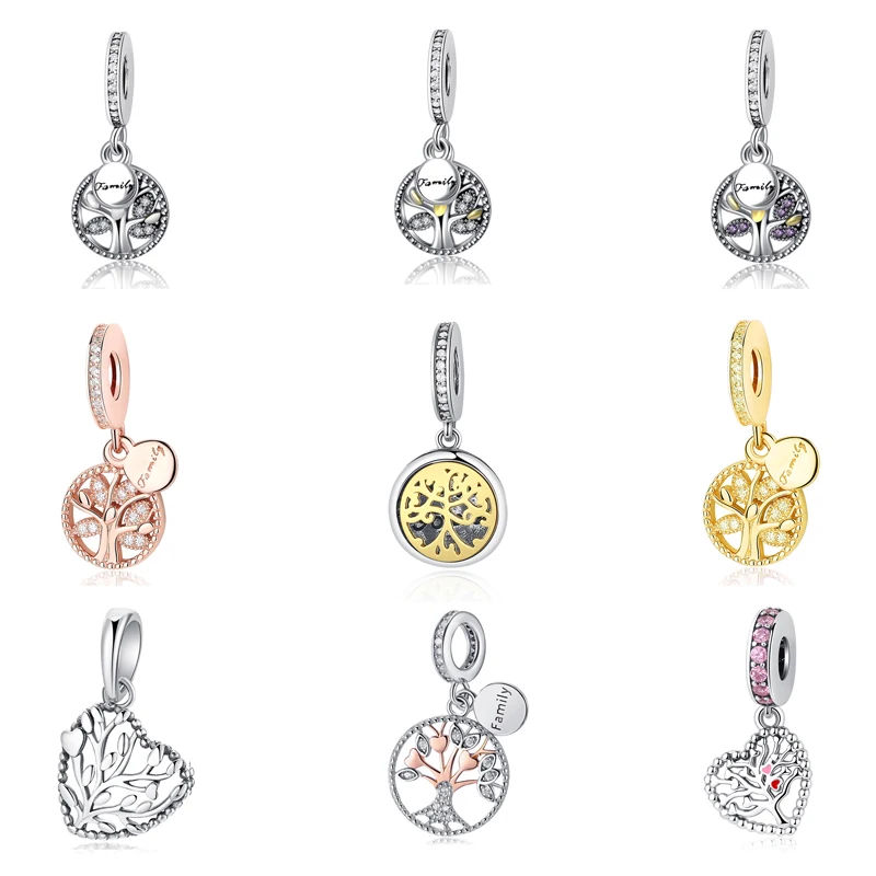 Authentic 925 Silver Beads Charm Colorful Heritage Tree Family Roots Love Pendant Beads Fit Pandora Bracelets For Jewelry Making
Authentic 925 Silver Beads Charm Colorful Heritage Tree Family Roots Love Pendant Beads Fit Pandora Bracelets For Jewelry Making