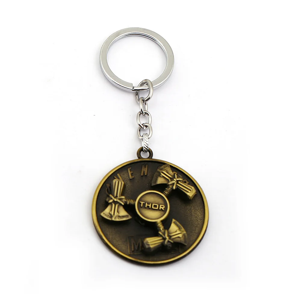The Avengers 4 Thor Keychain Stormbreaker Rotating Keyrings Car Pendant Key Chain Movie Jewelry Key Ring
The Avengers 4 Thor Keychain Stormbreaker Rotating Keyrings Car Pendant Key Chain Movie Jewelry Key Ring