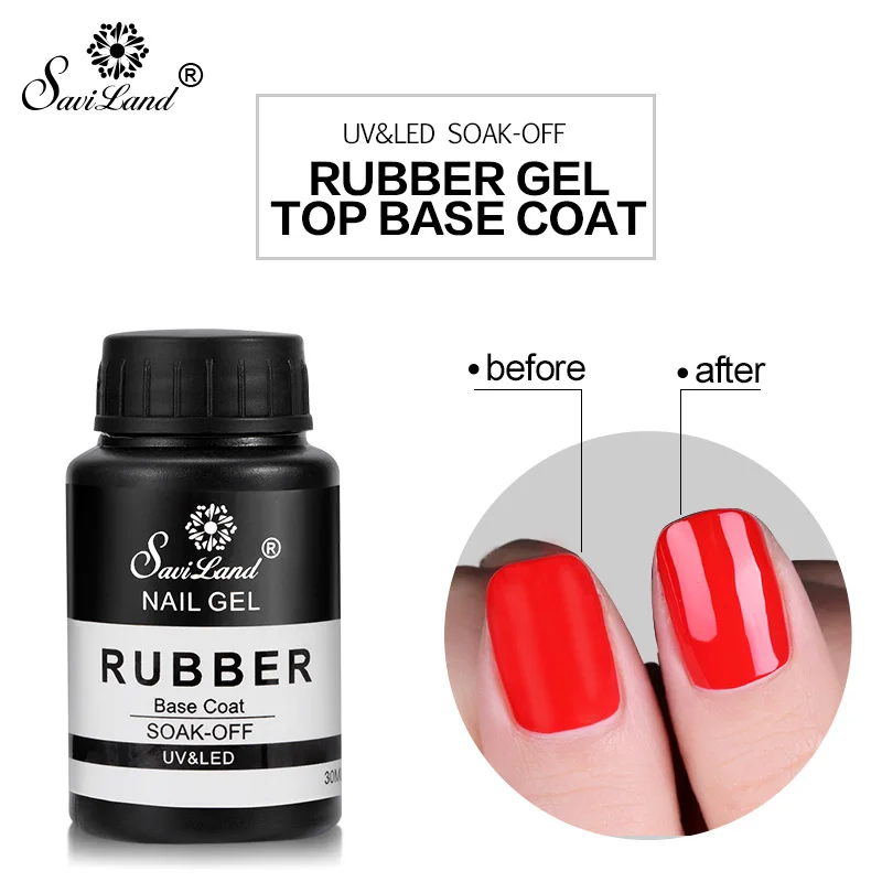 Saviland 30ml Rubber Top Coat Base Coat Primer Nail Gel Soak Off Builder Gel Set Gel Nail Polish Lacquer UV Varnish
Saviland 30ml Rubber Top Coat Base Coat Primer Nail Gel Soak Off Builder Gel Set Gel Nail Polish Lacquer UV Varnish