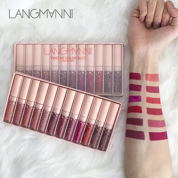 Maquiage Brand Waterproof Matte Lipstick Pigment Velvet Matte Liquid Lip gloss Long-Lasting Lip Kit Red Tint Batom Makeup Set 
Maquiage Brand Waterproof Matte Lipstick Pigment Velvet Matte Liquid Lip gloss Long-Lasting Lip Kit Red Tint Batom Makeup Set