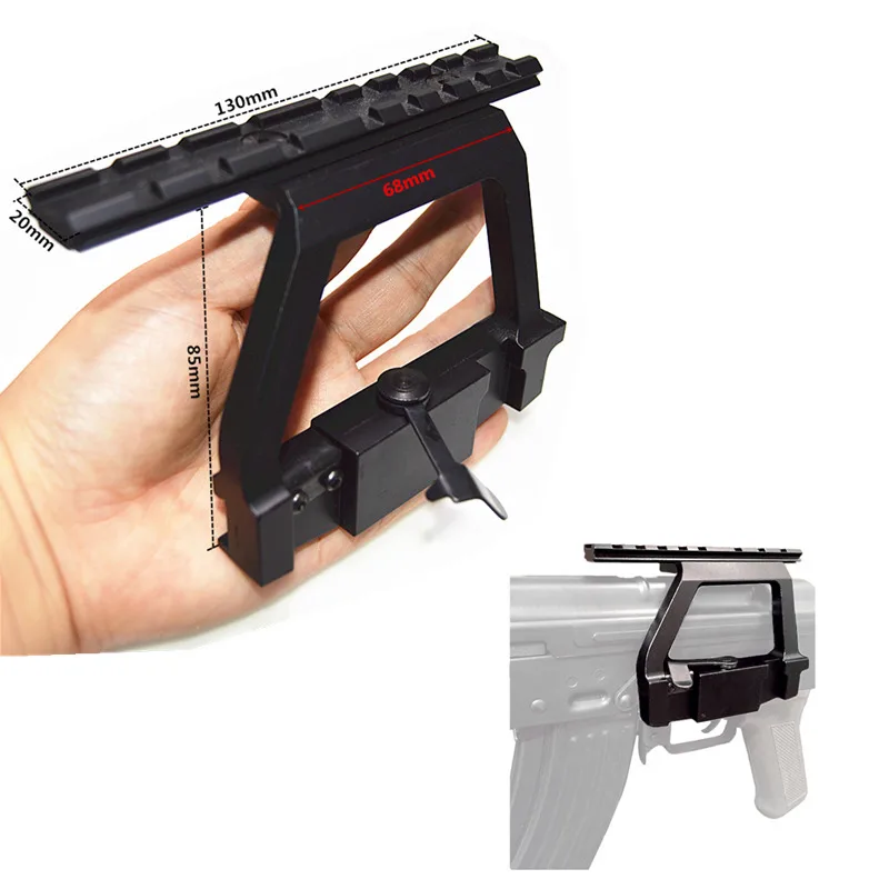 Tactical AK 74U Mount Quick release 20mm AK Side Rail Lock Scope Mount Base for AK 74U Rifle Hunting CS Battle
Tactical AK 74U Mount Quick release 20mm AK Side Rail Lock Scope Mount Base for AK 74U Rifle Hunting CS Battle