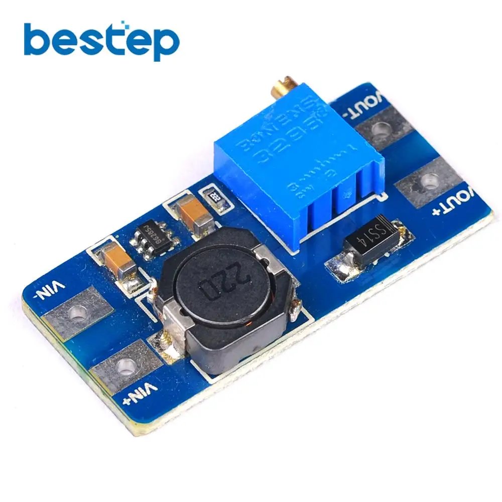 MT3608 DC-DC Step Up Converter Booster Power Supply Module Boost Step-up Board MAX Output 28V 2A for Arduino
MT3608 DC-DC Step Up Converter Booster Power Supply Module Boost Step-up Board MAX Output 28V 2A for Arduino