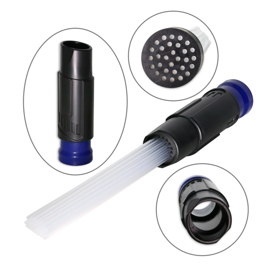 Multi-functional Dust Daddy Brush Cleaner Dirt Remover Portable Universal Vacuum Attachment Tools Home Vacuum Cleaning Tool
Multi-functional Dust Daddy Brush Cleaner Dirt Remover Portable Universal Vacuum Attachment Tools Home Vacuum Cleaning Tool