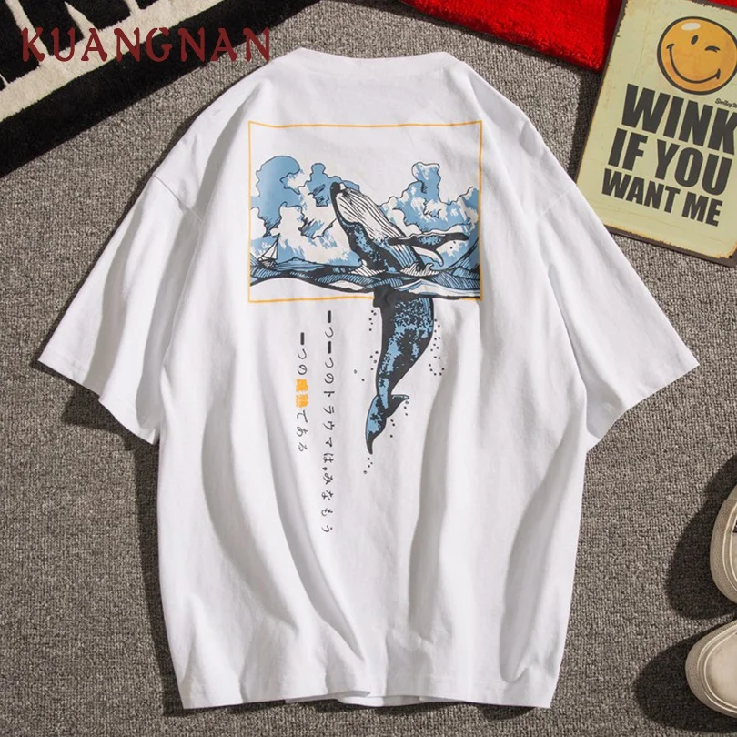 KUANGNAN Whale Print T Shirt Men Tshirt Men T-Shirt Men Summer Top Harajuku Funny T Shirts Shorts Hip Hop Streetwear Summer 2019
KUANGNAN Whale Print T Shirt Men Tshirt Men T-Shirt Men Summer Top Harajuku Funny T Shirts Shorts Hip Hop Streetwear Summer 2019