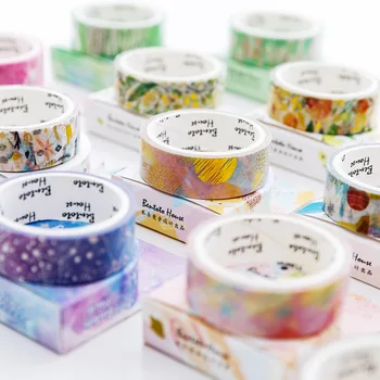 Starry sky Forest flower Unicorn laser Gilding Decorative Washi Tape Adhesive Tape DIY Scrapbooking Sticker Label Masking Tape
Starry sky Forest flower Unicorn laser Gilding Decorative Washi Tape Adhesive Tape DIY Scrapbooking Sticker Label Masking Tape