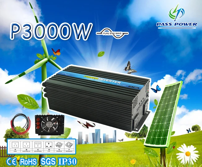 CE&ROHS approved ,dc 12v/24v/48v to ac 100v-120v/220v-240v 3000VA/3kva ,peak 6000va pure sine wave solar inverter
CE&ROHS approved ,dc 12v/24v/48v to ac 100v-120v/220v-240v 3000VA/3kva ,peak 6000va pure sine wave solar inverter