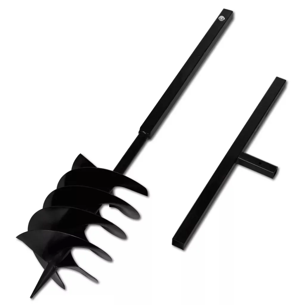 VidaXL Spade And Hand Auger 200 MM Double Spiral Steel Black Digging machine post digger Yard Earth Irrigating Planting Drill V3
VidaXL Spade And Hand Auger 200 MM Double Spiral Steel Black Digging machine post digger Yard Earth Irrigating Planting Drill V3
