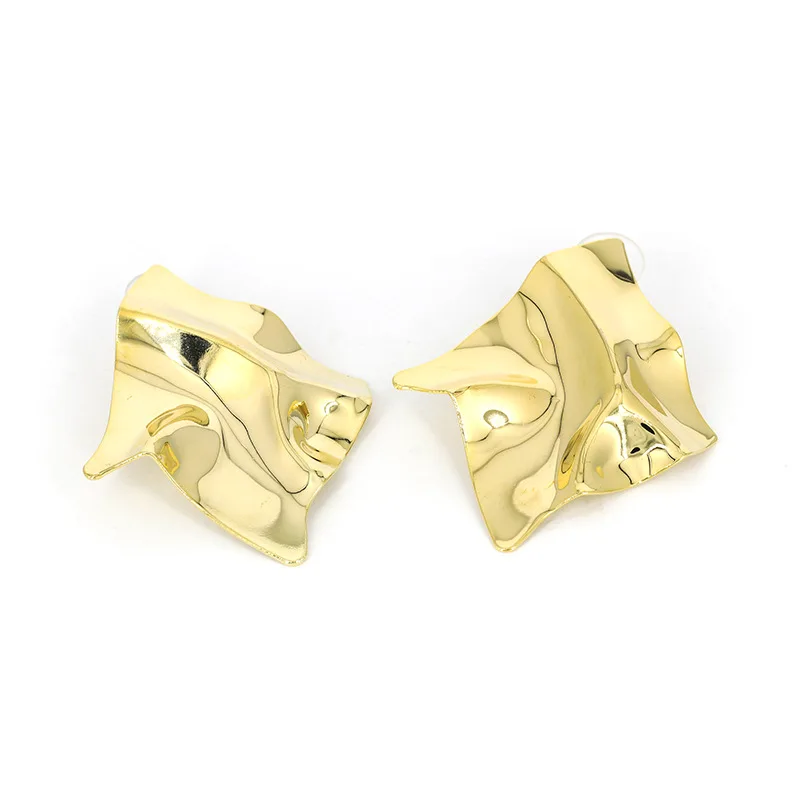 Shiny Side New Fashion Brand Jewelry Irregular Metal Twist Stud Earrings for Women Gift Simple Style Earrings Accessories
Shiny Side New Fashion Brand Jewelry Irregular Metal Twist Stud Earrings for Women Gift Simple Style Earrings Accessories