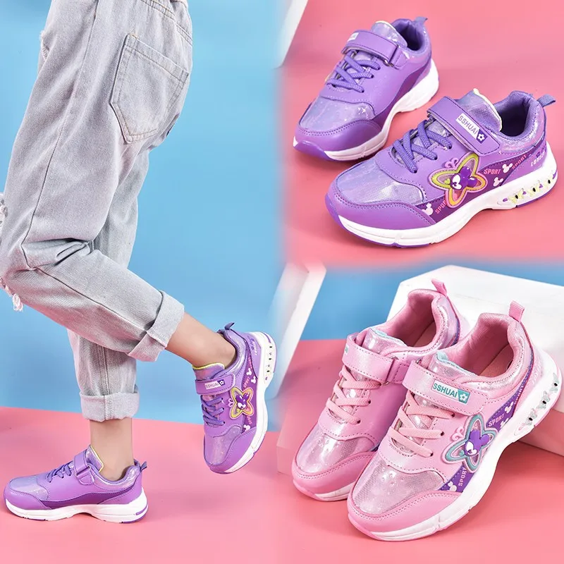 Girls Running Shoes Purple Red Brand Kids Trainers Girls Spring Autumn School Shoes for Girls Breathable Anti-slip Sneakers
Girls Running Shoes Purple Red Brand Kids Trainers Girls Spring Autumn School Shoes for Girls Breathable Anti-slip Sneakers