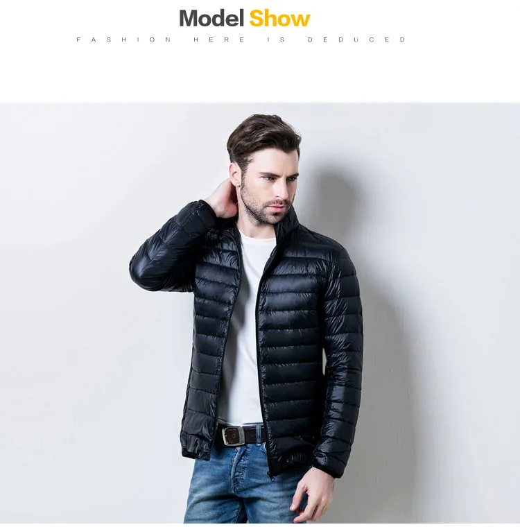 Aolamegs Men Winter Down Jacket Ultralight Thin White Duck Down Coat Solid Color Feather Jackets Male Windproof Warm Outwear 3XL (10)