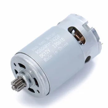 1pc Metal RS550 Motor 12 Teeth Gear 3mm Shaft Dia. 12V 16.8V 21V For Cordless Drill With Strong Magnetic Carbon Brush Mayitr
1pc Metal RS550 Motor 12 Teeth Gear 3mm Shaft Dia. 12V 16.8V 21V For Cordless Drill With Strong Magnetic Carbon Brush Mayitr