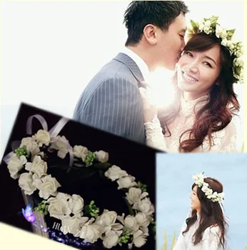 10PCS/ Mori girl bride headdress wreath wreath Mori Hair Studio Photos Korean seaside holiday Wedding Jewelry artificial flowers
10PCS/ Mori girl bride headdress wreath wreath Mori Hair Studio Photos Korean seaside holiday Wedding Jewelry artificial flowers
