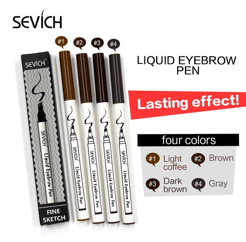 Sevich Eyebrow Pencil Makeup Pen Women Girl Waterproof 4 brushes Soft Natural Eyebrow Pen Tattoo Eye Brown 4 colors paint
Sevich Eyebrow Pencil Makeup Pen Women Girl Waterproof 4 brushes Soft Natural Eyebrow Pen Tattoo Eye Brown 4 colors paint