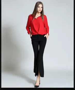 TUHAO spring Summer Vintage Women's Pant Plus Size Pants female Black Formal Flare Pants woman office lady black pant QH54
TUHAO spring Summer Vintage Women's Pant Plus Size Pants female Black Formal Flare Pants woman office lady black pant QH54