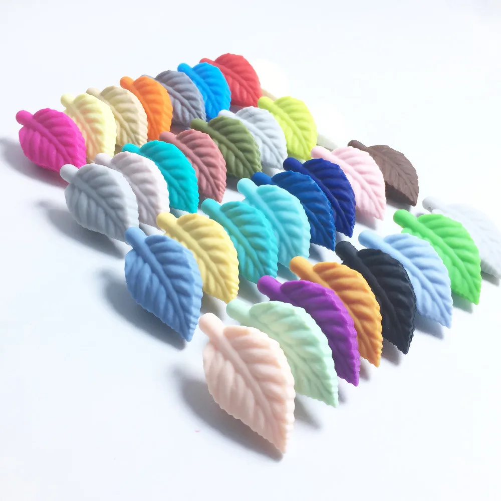 30PCS Sillicone Leaf Teethers Bead Silicone Baby Pendant Necklace Beads For Teething Bpa Free Leaf Silicone Beads Nurse Gifts
30PCS Sillicone Leaf Teethers Bead Silicone Baby Pendant Necklace Beads For Teething Bpa Free Leaf Silicone Beads Nurse Gifts