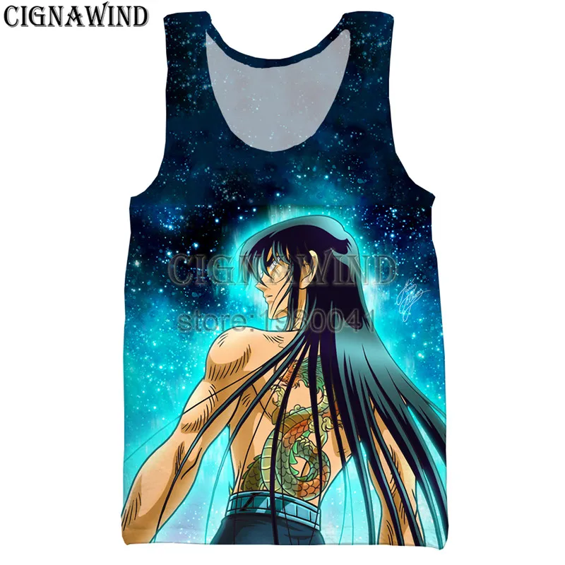New summer tops anime Saint Seiya vest men/women 3D printing vests casual Harajuku style Bodybuilding streetwear Tops
New summer tops anime Saint Seiya vest men/women 3D printing vests casual Harajuku style Bodybuilding streetwear Tops