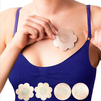 Fashion Women One-time Invisible Bra Cover Nude Bra Self Adhesive Silicone Gel Sticker Funny Heart Round Breast Nipple Petals
Fashion Women One-time Invisible Bra Cover Nude Bra Self Adhesive Silicone Gel Sticker Funny Heart Round Breast Nipple Petals