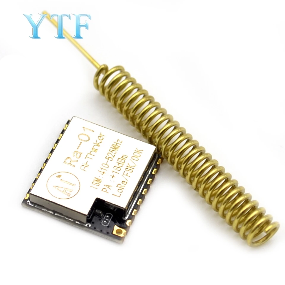 Ra-01 LoRa SX1278 433M Wireless Spread Spectrum Transmission Module Most Distant 10KM
Ra-01 LoRa SX1278 433M Wireless Spread Spectrum Transmission Module Most Distant 10KM