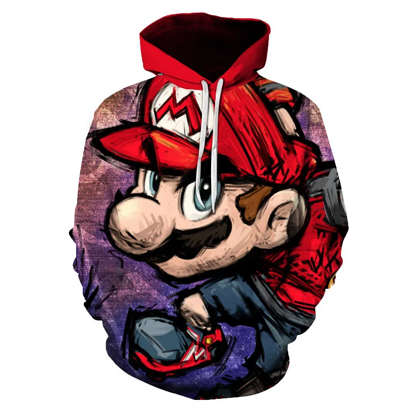 2019 Autumn New Style 3d Hoodies Cartoon Super Mario 3D print Hoodie Sweatshirt Funny Drugs Casual Pullover 3d Jacket Coat S-6XL
2019 Autumn New Style 3d Hoodies Cartoon Super Mario 3D print Hoodie Sweatshirt Funny Drugs Casual Pullover 3d Jacket Coat S-6XL