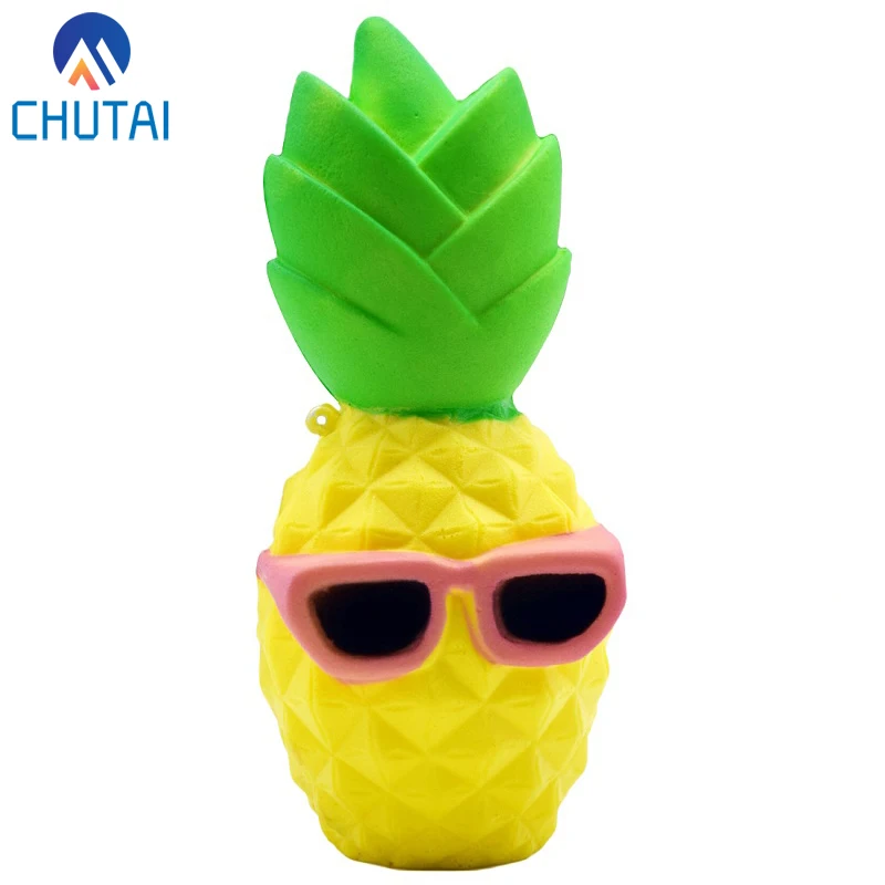 

Kawaii Jumbo Squishy Toy Fruit Pineapple Slow Rising Relieves Stress Toy for Children Adults Anxiety Attention 15.5*7CM