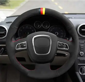 Puou Black Suede Steering Wheel Cover for Audi A3 (8P) A4 (B8) A5 A8 A8 L Q7 RS 4 S4 S5 S6 S8 2007 Seat Exeo 2009-2012 Exeo ST
Puou Black Suede Steering Wheel Cover for Audi A3 (8P) A4 (B8) A5 A8 A8 L Q7 RS 4 S4 S5 S6 S8 2007 Seat Exeo 2009-2012 Exeo ST