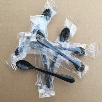 100pcs/lot 10.9cm Disposable Plastic Black Spoon For Sweet Dessert Cake Wedding Party Birthday Supplies Separate Packaged Spoon
100pcs/lot 10.9cm Disposable Plastic Black Spoon For Sweet Dessert Cake Wedding Party Birthday Supplies Separate Packaged Spoon