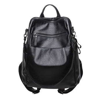 Fashion Women Backpack sheepskin Leather Backpacks for Teenage Girls Female School Shoulder Bag Dual-use bag Backpack mochila
Fashion Women Backpack sheepskin Leather Backpacks for Teenage Girls Female School Shoulder Bag Dual-use bag Backpack mochila