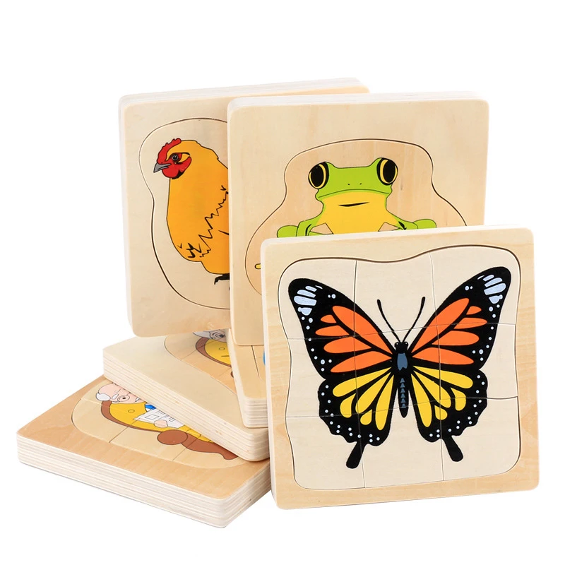 Kids Montessori Wooden Toys 3D Puzzle Life Cycle of Animals Plant Chock Frog Butterfly Sunflower Man Woman Baby Toy for Infant
Kids Montessori Wooden Toys 3D Puzzle Life Cycle of Animals Plant Chock Frog Butterfly Sunflower Man Woman Baby Toy for Infant