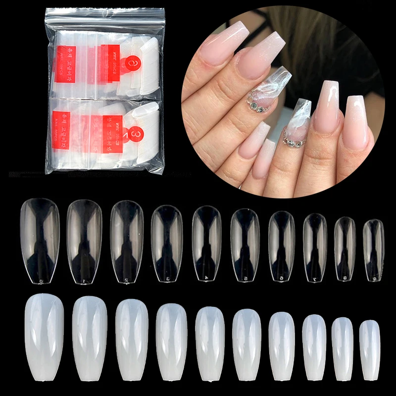 500pcs Fake Nail Tips Ballerina Natural/clear Coffin False Nails Full /Half Cover Flat Shape Press on Manicure False Nail Tips
500pcs Fake Nail Tips Ballerina Natural/clear Coffin False Nails Full /Half Cover Flat Shape Press on Manicure False Nail Tips