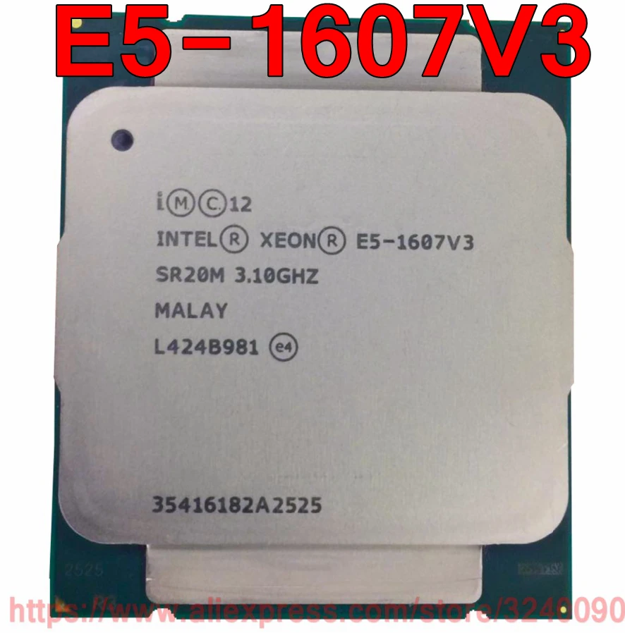 Intel Xeon CPU E5-1607V3 SR20M 3.10GHz 4-Cores 10M LGA2011-3 E5-1607 V3 processor E5 1607V3 free shipping E5 1607 V3
Intel Xeon CPU E5-1607V3 SR20M 3.10GHz 4-Cores 10M LGA2011-3 E5-1607 V3 processor E5 1607V3 free shipping E5 1607 V3